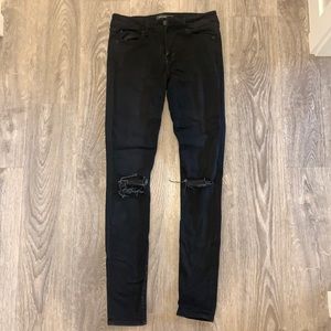 Abercrombie Super Skinny Black Jeans